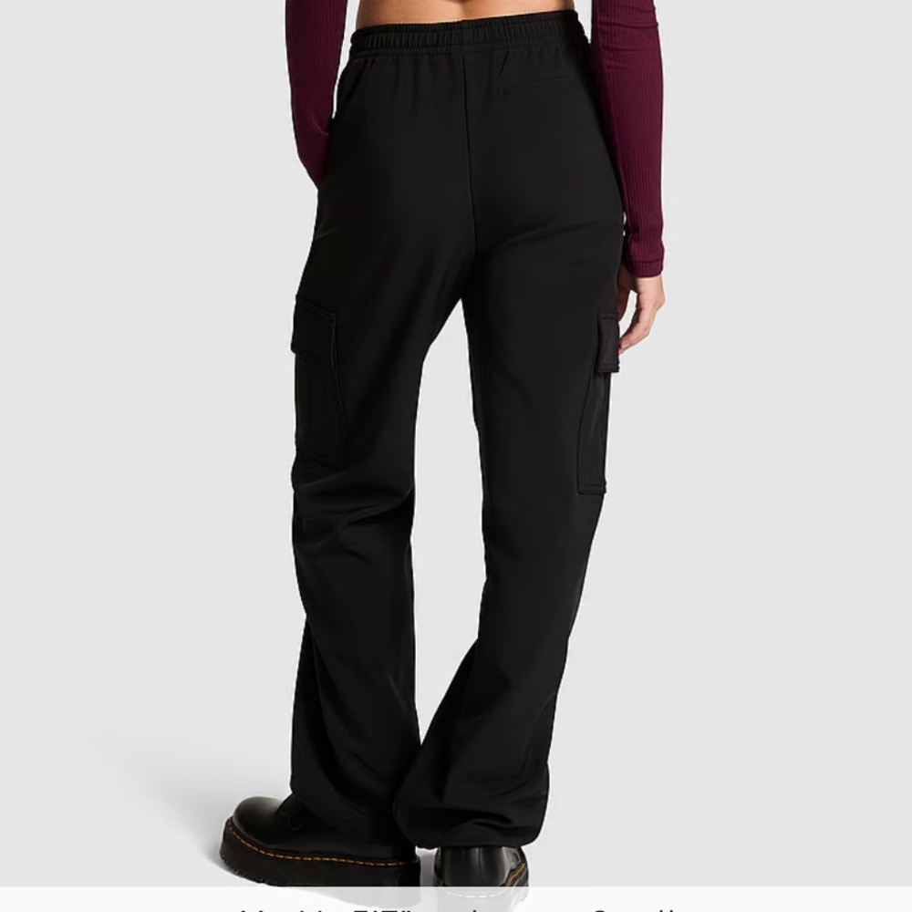 PINK Brushed Woven Cargo Pants - Picture 2 of 2